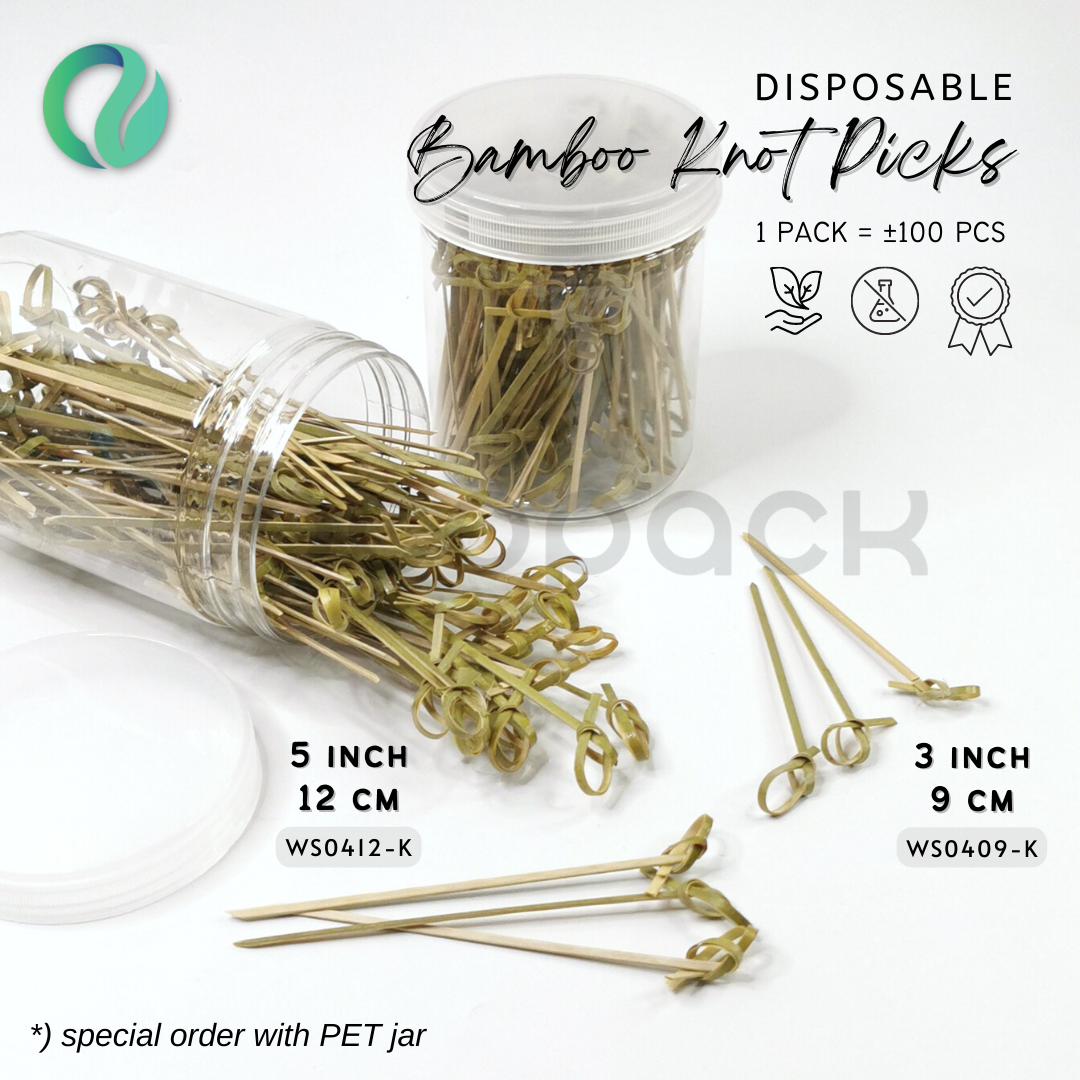 Natural Bamboo Knot Skewers - Gambar 6