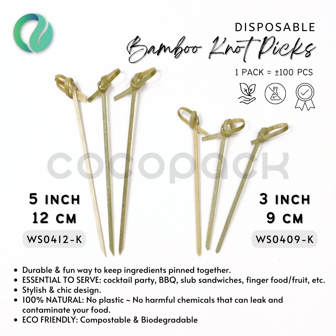 Natural Bamboo Knot Skewers