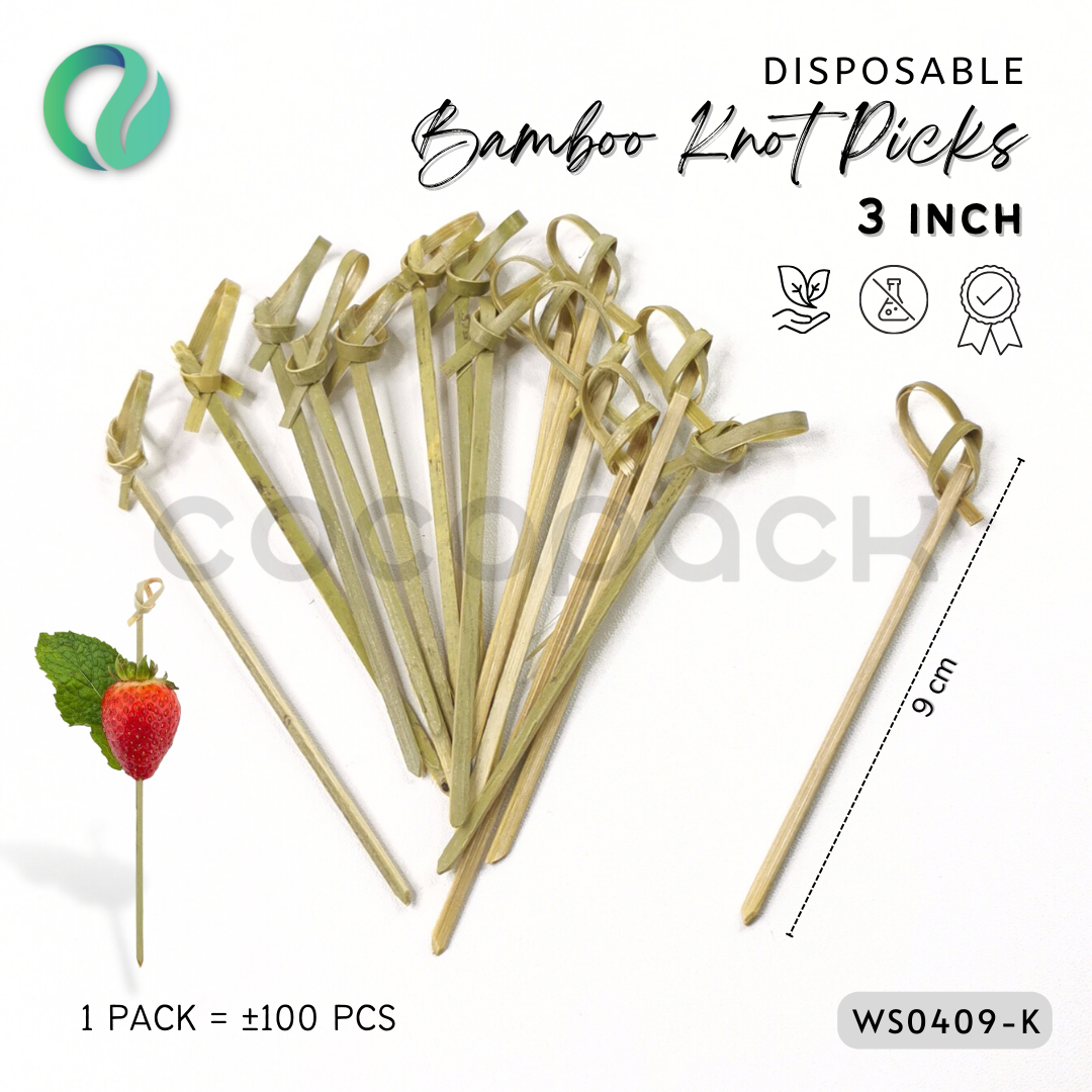 Natural Bamboo Knot Skewers - Gambar 8