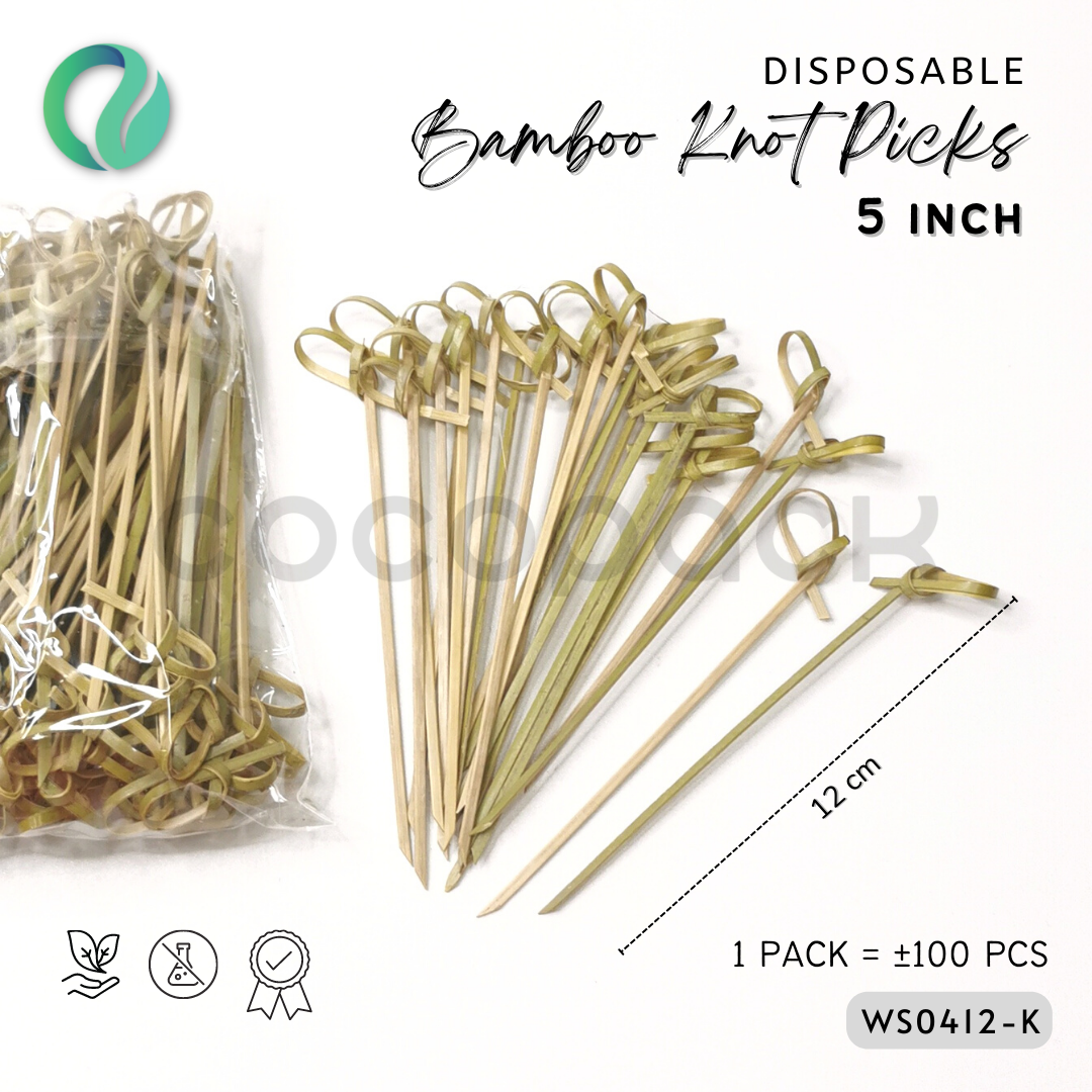 Natural Bamboo Knot Skewers - Gambar 9