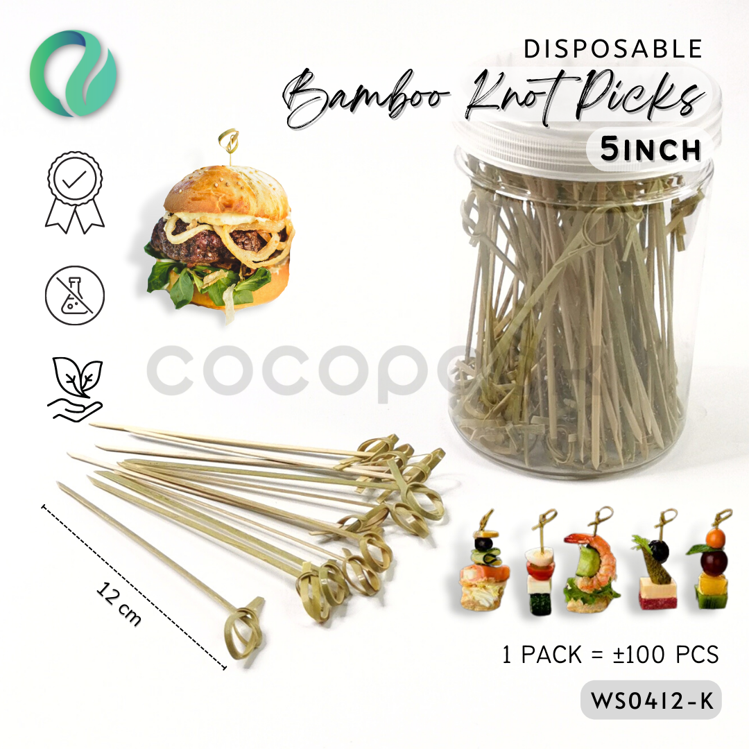 Natural Bamboo Knot Skewers - Gambar 10
